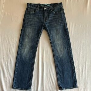 Rock & Roll Denim Straight Leg 34x32 Dark Wash Jeans Men’s Country Western